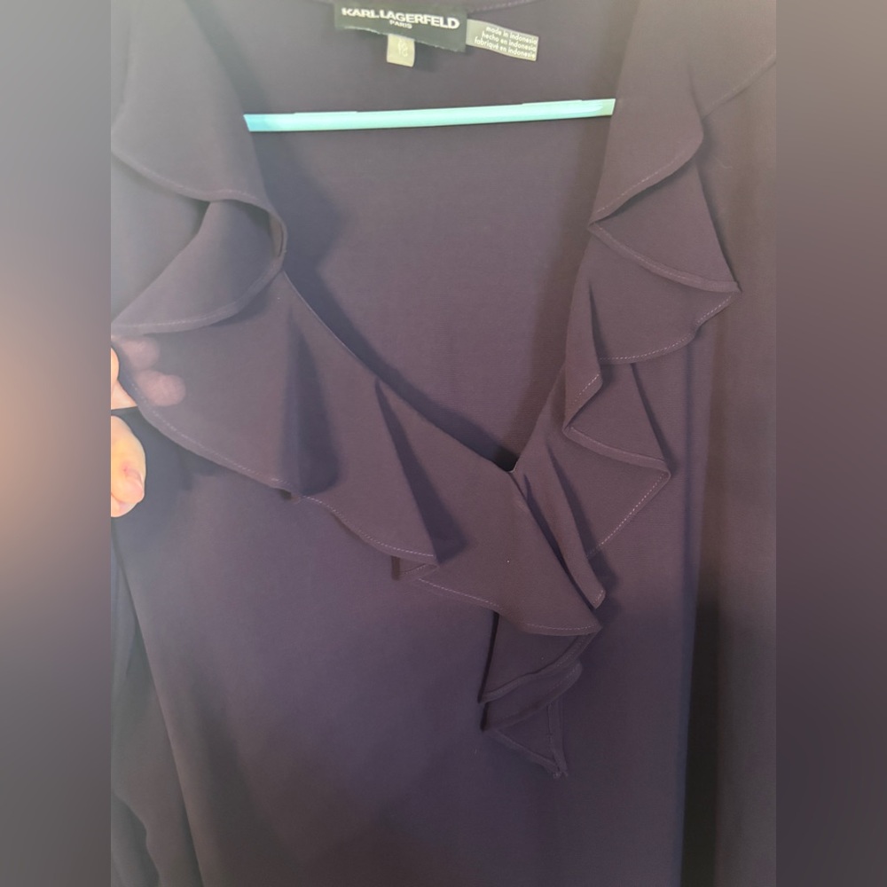 Karl Lagerfeld Paris women’s blouse XL - Picture 5 of 16